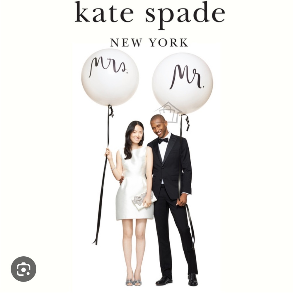 NWT Kate Spade Mr & Mrs Bundle -Balloons & Placemats